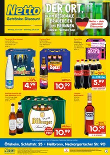 Netto Marken-Discount Prospekt DER ORT, AN DEM DU IMMER AUSGEZEICHNETE PREISE FINDEST. mit 2 Seiten