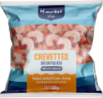 Crevettes décortiquées cuites en promo chez Hmarket Crevettes décortiquées cuites dans le catalogue Hmarket