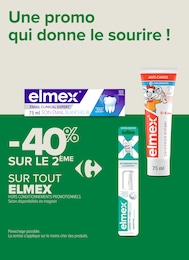 Offre Elmex dans le catalogue Carrefour Proximité du moment à la page 18