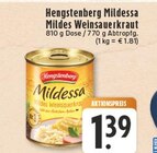 Mildessa Mildes Weinsauerkraut Angebote von Hengstenberg bei E center Niederkassel für 1,39 €