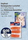 Norwegisches Lachsfilet oder Viktoriasee Barschfilet von Siegfrost im aktuellen V-Markt Prospekt für 9,99 €