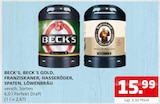 Beck's Gold, Franziskaner, Hasseröder, Spaten, Löwenbräu Angebote von BECK'S bei Getränke Ellerkamp Bocholt für 15,99 €