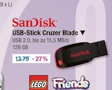 USB-Stick Cruzer Blade im Angebot bei V-Markt in Memmingen USB-Stick Cruzer Blade Angebote von SanDisk bei V-Markt Memmingen für 13,79 €