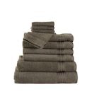 Set linge de bain "Sixtine" en promo chez Carrefour Set linge de bain "Sixtine" dans le catalogue Carrefour