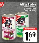 Saftige Brocken mit Rind oder Saftige Brocken mit Wild Angebote von Gut & Günstig bei EDEKA Neuss für 1,69 €