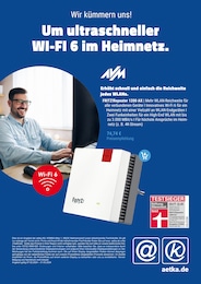 aetka Prospekt für Regensburg: "Wir kümmern uns! Um ultraschneller WI-FI im Heimnetz.", 1 Seite, 13.02.2024 - 29.02.2024