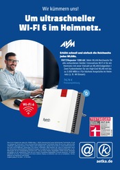 Aktueller aetka Elektromarkt Prospekt in Halle und Umgebung, "Wir kümmern uns! Um ultraschneller WI-FI im Heimnetz." mit 1 Seite, 13.02.2024 - 29.02.2024