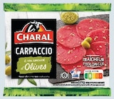 Carpaccio & son concassé d'olives - CHARAL - U Express à Dijon Carpaccio & son concassé d'olives - CHARAL en promo chez U Express Dijon