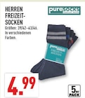 HERREN FREIZEIT-SOCKEN Angebote von pure socks bei Marktkauf Ibbenbüren für 4,99 €