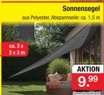 Sonnensegel im Angebot bei Zimmermann in Gronau Sonnensegel Angebote bei Zimmermann Gronau für 9,99 €