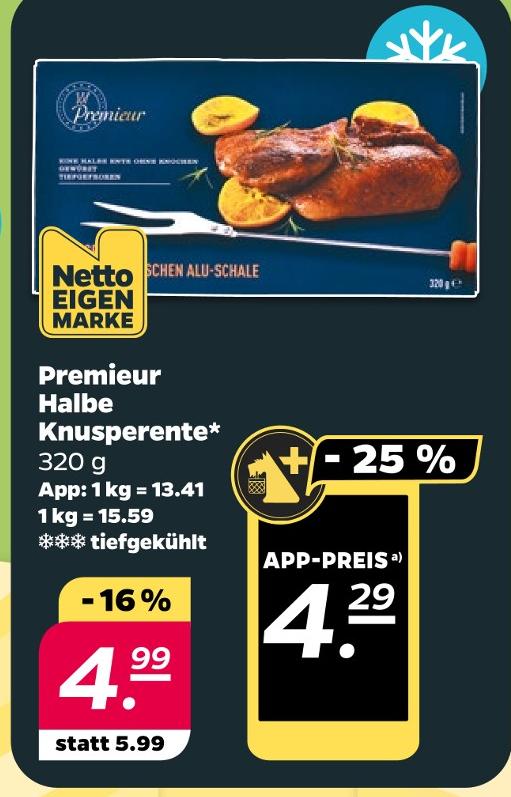 Premieur Halbe Knusperente