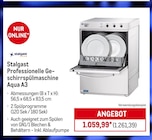 Metro Goslar - Professionelle Geschirrspülmaschine Aqua A3 Angebot im Prospekt Professionelle Geschirrspülmaschine Aqua A3 bei Metro im Goslar Prospekt für 1.261,39 €