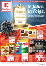 Kaufland Prospekt für Hähnen mit 40 Seiten Kaufland Prospekt für Hähnen: "9 Jahre in Folge.", 40 Seiten, 15.10.2020 - 21.10.2020