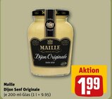 Dijon Senf Originale Angebote von Maille bei REWE Rüsselsheim für 1,99 €