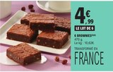 6 Brownies en promo à 4,99 € chez E.Leclerc 6 Brownies dans le catalogue E.Leclerc