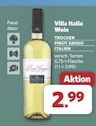Wein von Villa Italia für 2,99 € bei combi im Angebot Wein von Villa Italia im aktuellen combi Prospekt