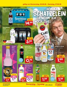 Mineralwasser im Netto Marken-Discount Prospekt "Aktuelle Angebote" mit 64 Seiten (Duisburg)