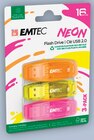 Pack de 3 Cles USB Neon - EMTEC - Intermarché Hyper à Menton Pack de 3 Cles USB Neon - EMTEC en promo chez Intermarché Hyper Menton à 19,99 €