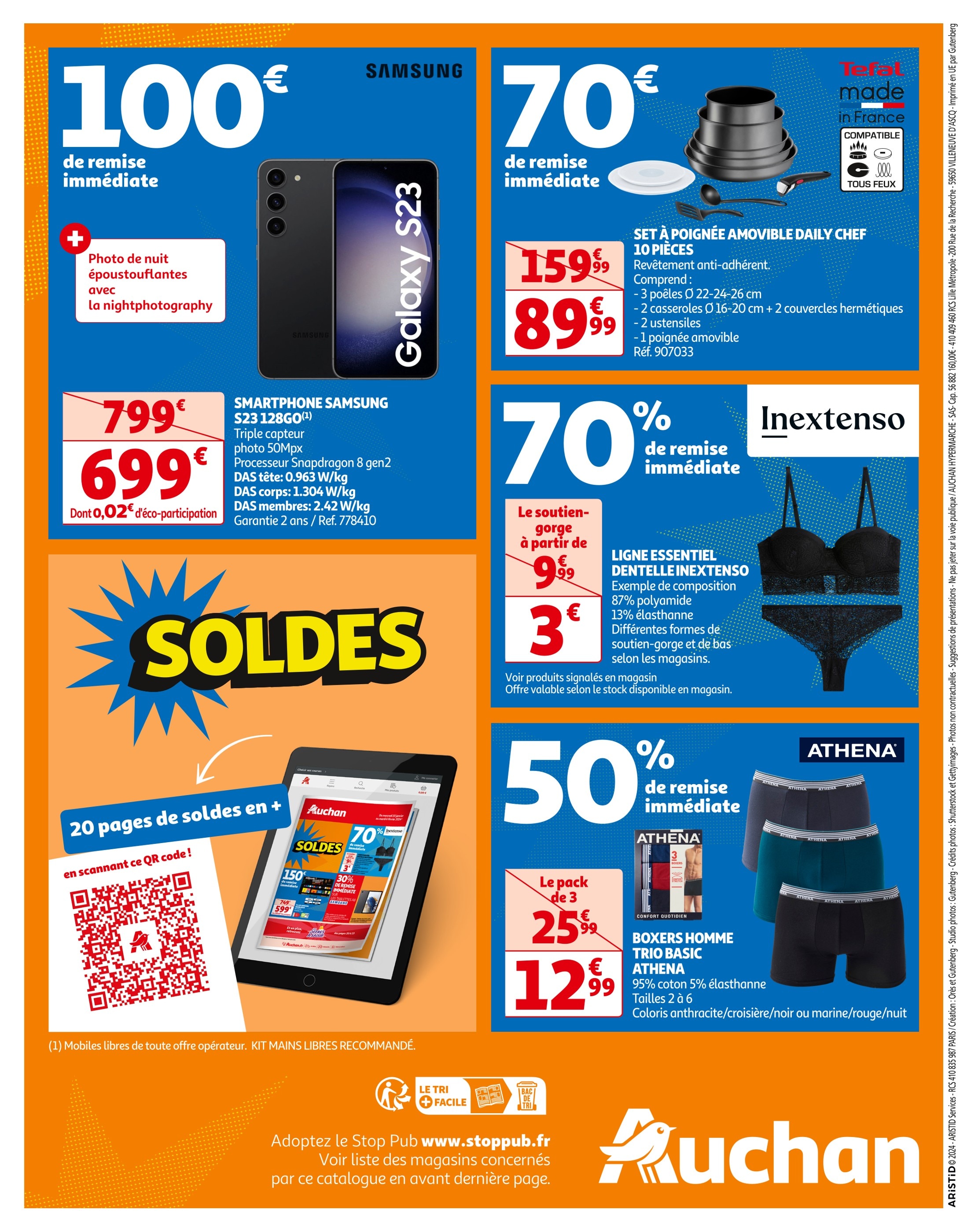 Boxer best sale athena auchan