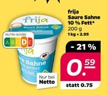 Aktuelles Saure Sahne 10 % Fett Angebot bei Netto mit dem Scottie in Rostock ab 0,59 €