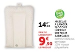 Matelas a langer flocons imprimé 50X70CM - Babycalin en promo chez Super U Quimper à 9,90 €