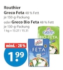 Greco Feta oder Greco Bio Feta von Routhier im aktuellen V-Markt Prospekt für 1,99 €