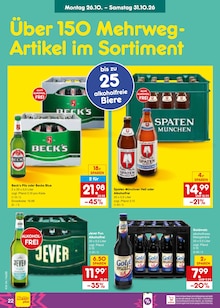 Becks im Netto Marken-Discount Prospekt "Aktuelle Angebote" mit 67 Seiten (Münster)
