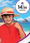 Chapeau Canotier Luffy - JouéClub à Bordeaux Chapeau Canotier Luffy en promo chez JouéClub Bordeaux à 14,99 €