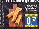 Börekstick Spinat-Feta im EDEKA Prospekt Börekstick Spinat-Feta von im aktuellen EDEKA Prospekt für 0,59 €