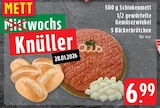 Aktuelle Wecker Angebote bei EDEKA in Mönchengladbach Aktuelles Schinkenmett mit Brötchen und Zwiebeln Angebot bei EDEKA in Mönchengladbach ab 6,99 €