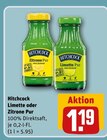 Limette Pur oder Zitrone Pur Angebote von Hitchcock bei REWE Passau für 1,19 €