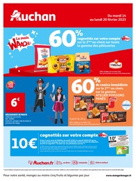 Auchan Hypermarché Catalogue "Le mois WAAOH !!!", 44 pages, Haravilliers,  14/02/2023 - 20/02/2023