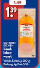 Landleberwurst von Gut Drei Eichen im aktuellen ALDI SÜD Prospekt für 1,39 €