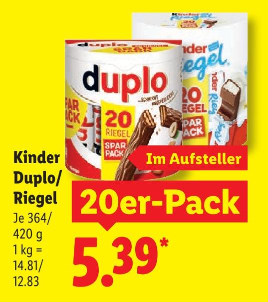 Duplo/Riegel