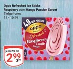 Refreshed Ice Sticks Raspberry Angebote von Oppo bei GLOBUS Plauen für 2,99 €
