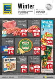 EDEKA Discounter Prospekt der aktuellen Woche mit 24 Seiten, gültig von 07.07.2025 bis 12.07.2025, in Sprockhövel und Umgebung Aktueller EDEKA Discounter Prospekt in Sprockhövel und Umgebung, "Aktuelle Angebote" mit 24 Seiten, 07.07.2025 - 12.07.2025