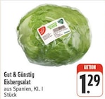 Eisbergsalat bei nah und gut im Gröditz Prospekt für 1,29 €