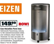 Gas-Heizofen Pure Inox bei OBI in Böblingen Gas-Heizofen Pure Inox im Angebot bei OBI Böblingen für 149,99 €