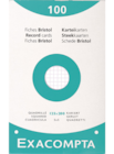 Bloc de fiches bristol - EXACOMPTA en promo chez Monoprix Bordeaux Saint Christoly Bordeaux à 3,59 €