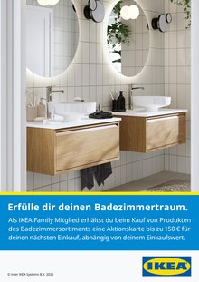 IKEA Prospekt Erfülle dir deinen Badezimmertraum. mit 1 Seite