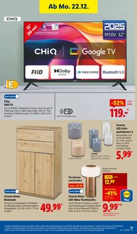 Fernseher im aktuellen Lidl Prospekt (Schwerin) Fernseher im Lidl Prospekt "LIDL LOHNT SICH" mit 57 Seiten (Schwerin)