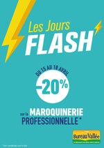 Catalogue Bureau Vallée à L'Haÿ-les-Roses, avec 1 pages Prospectus Bureau Vallée à L'Haÿ-les-Roses, "-20% sur la maroquinerie professionnelle", 1 pages, 15/04/2021 - 18/04/2021