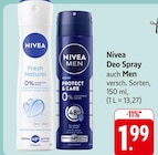 Deo Spray auch Men im Angebot bei EDEKA in Stuttgart Deo Spray auch Men Angebote von NIVEA bei EDEKA Stuttgart für 1,99 €