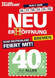 Der aktuelle Höffner Prospekt NEU ERHÖFFNUNG