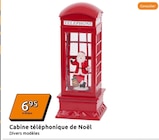 Promo Cabine téléphonique de Noël à 6,95 € dans le catalogue Action à Sébécourt