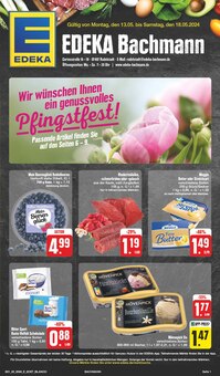 EDEKA Prospekt Wir lieben Lebensmittel! mit  Seiten in Osthausen-Wülfershausen und Umgebung