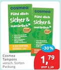 Tampons von cosmea für 1,79 € bei budni im Angebot Tampons von cosmea im aktuellen budni Prospekt