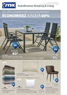 Catalogue Jysk de la semaine "JYSK Scandinavian Sleeping & Living" avec 1 pages, valide du 24/06/2026 au 21/07/2026 pour Le Mans et alentours Prospectus Jysk de la semaine "JYSK Scandinavian Sleeping & Living" avec 1 pages, valide du 24/06/2026 au 21/07/2026 pour Le Mans et alentours