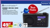 INTERNET- UND DAB+ RADIO „IR6500SW“ Angebote von soundmaster bei Marktkauf Filderstadt für 49,99 €