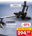 Rudergerät Pro Force Angebote von HAMMER bei Netto Marken-Discount Wolfsburg für 294,99 €